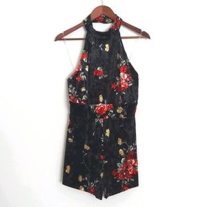 Floral Velvety Soft Romper